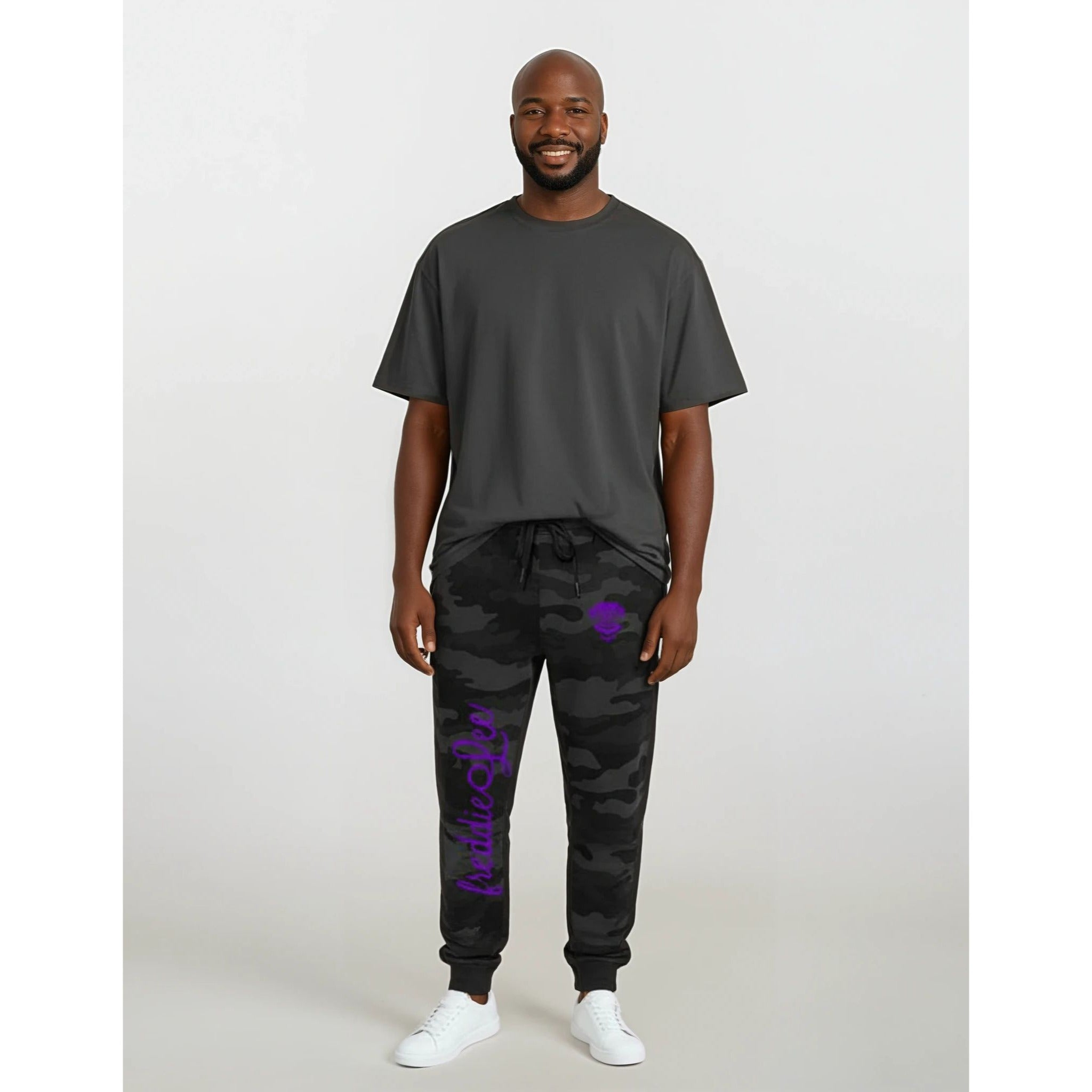 Woodland Blackout Joggers - Sloth Purple