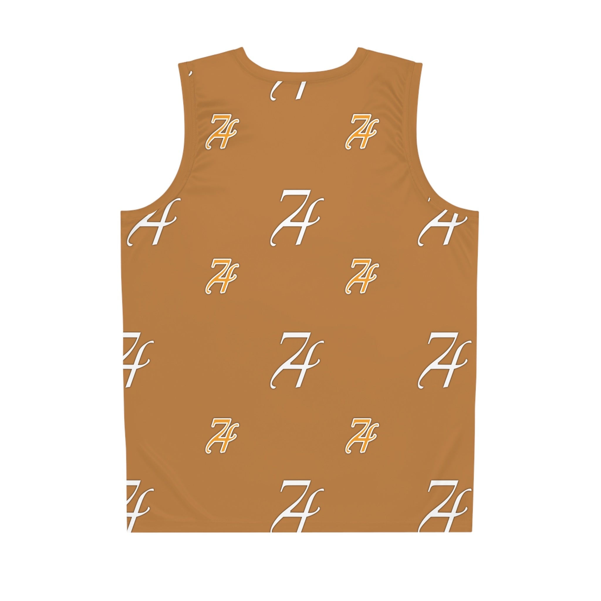 Signature Basketball Tank- Brown