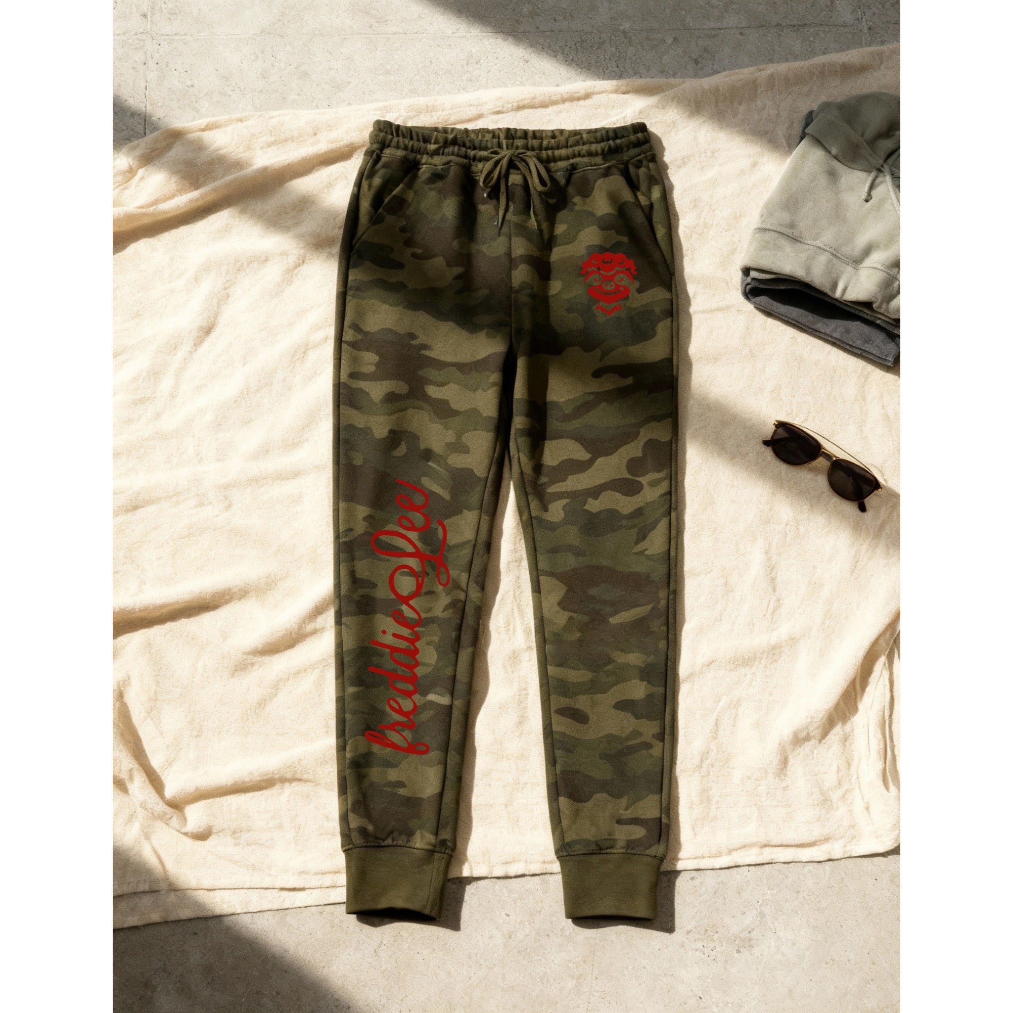 Woodland Joggers – Sloth Red