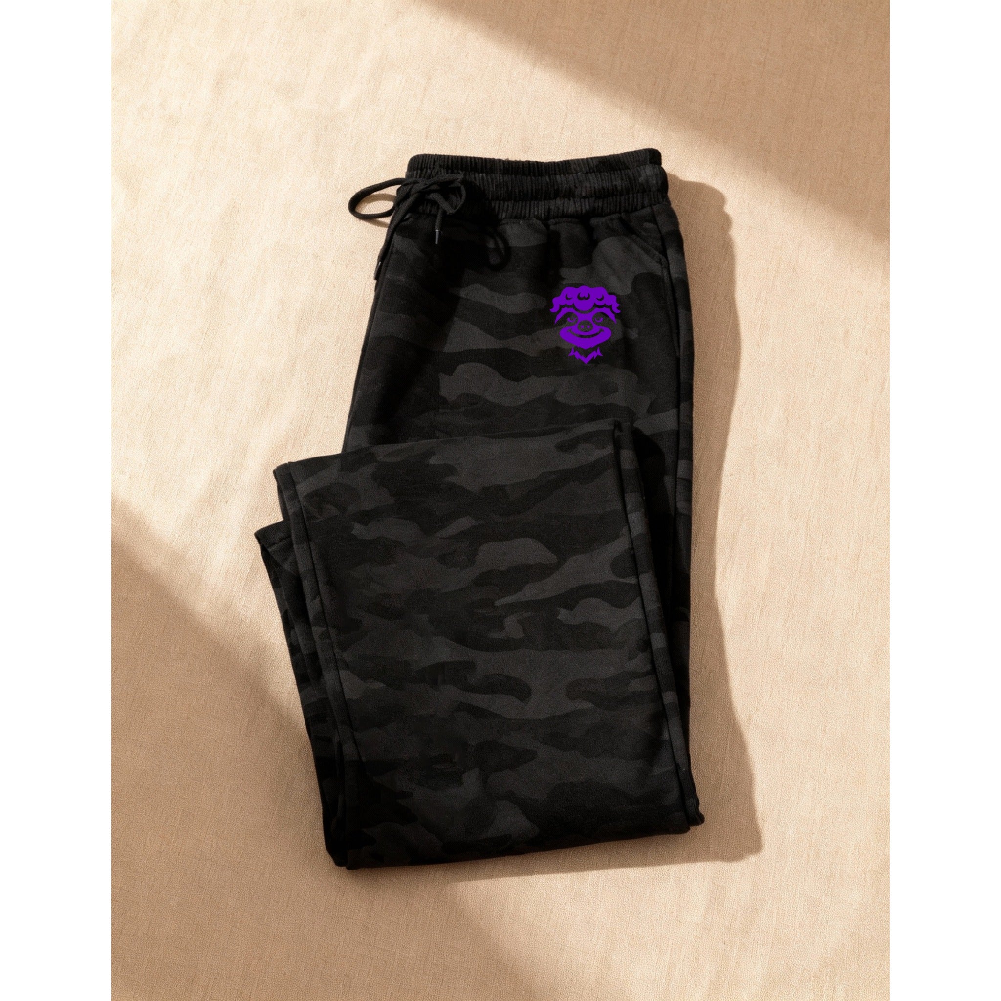 Woodland Blackout Joggers - Sloth Purple