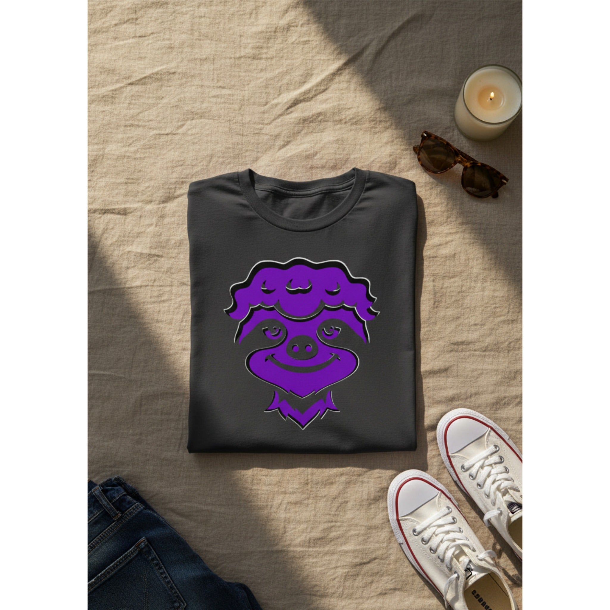 SLTH Noir Violet Tee