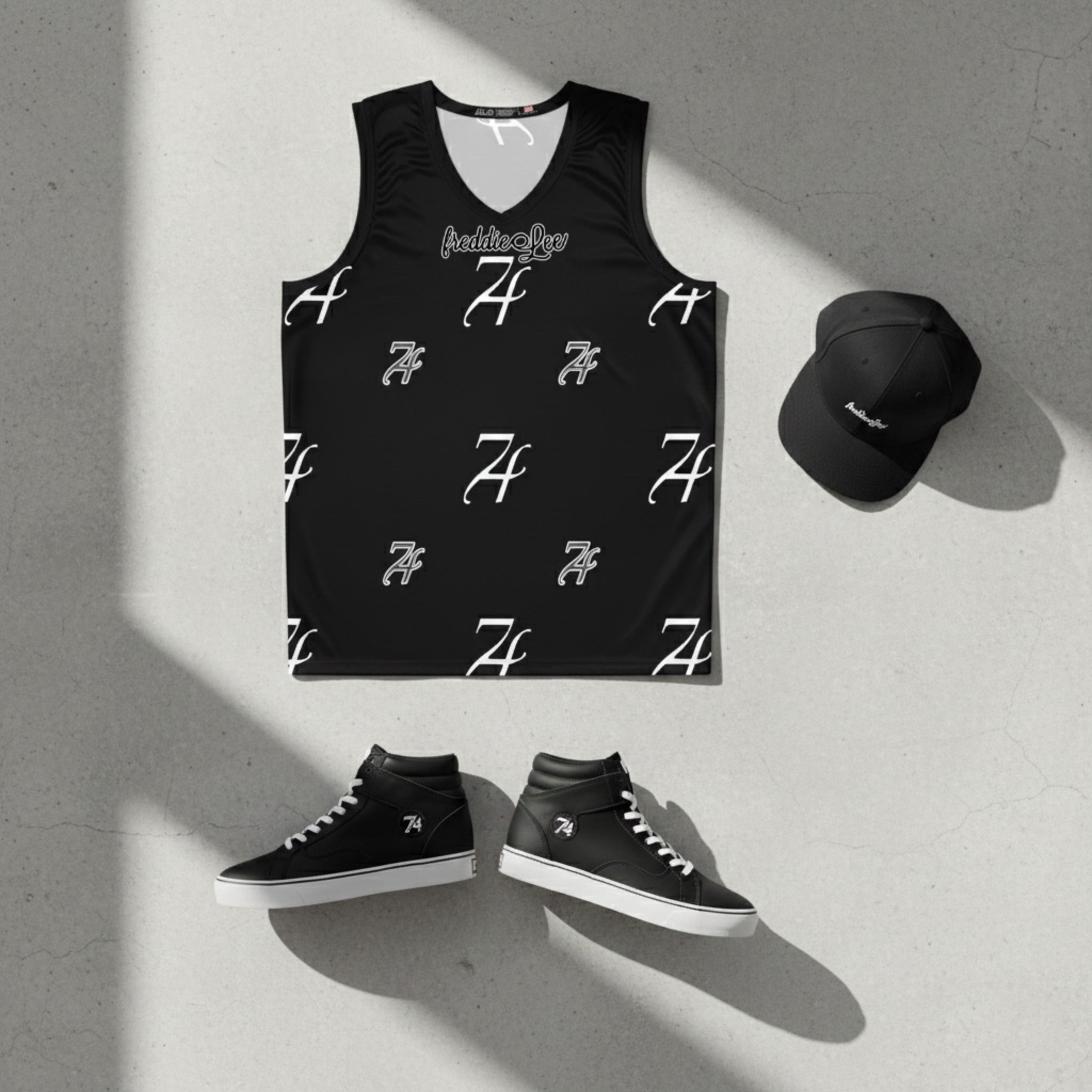 Signature Basketball Tank- Black