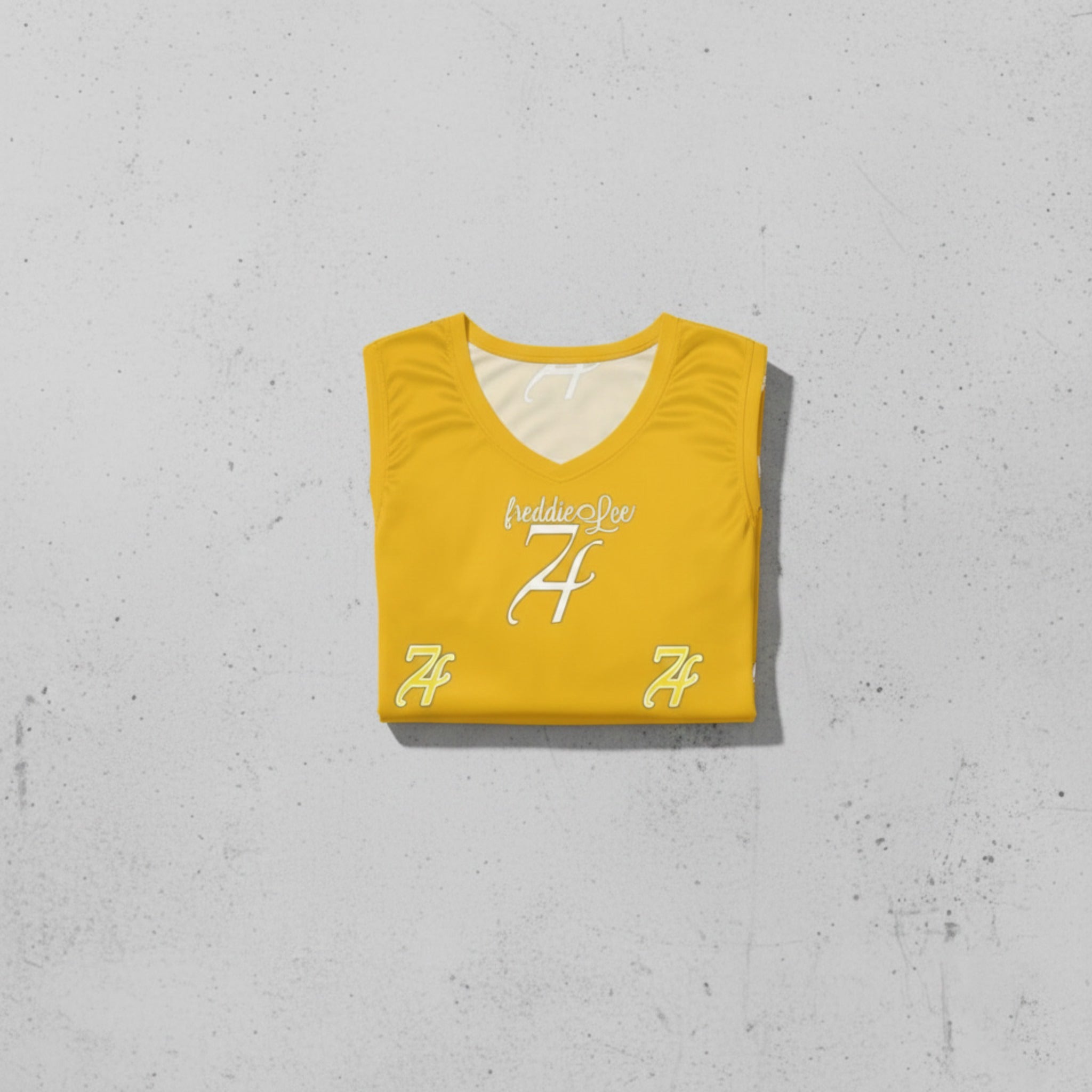 Signature Basketball Tank- Yellow