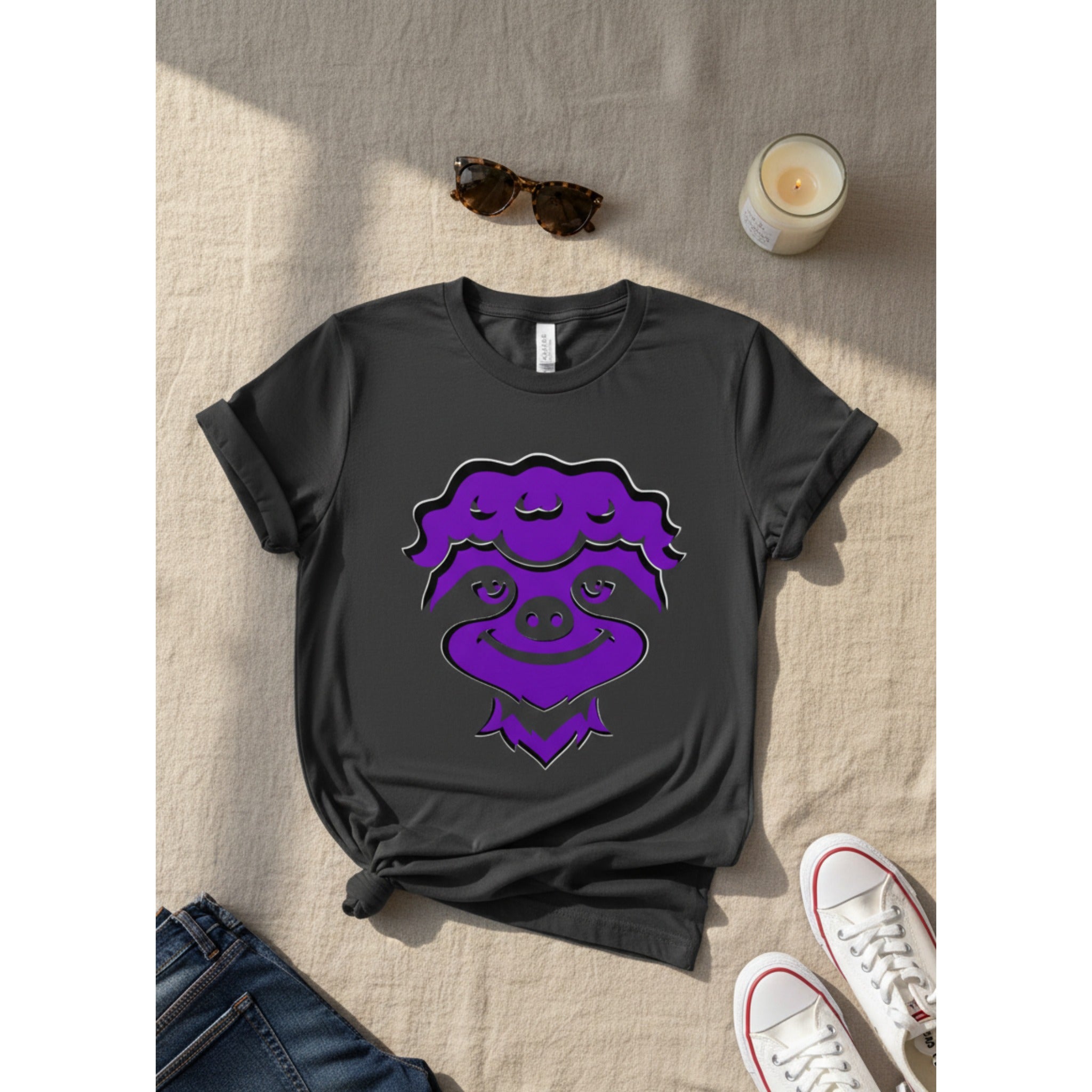 SLTH Noir Violet Tee