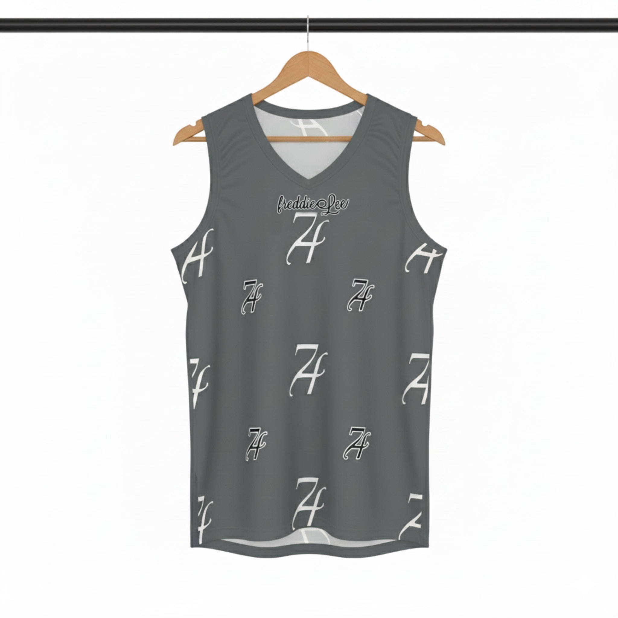 Signature Basketball Tank-Grey