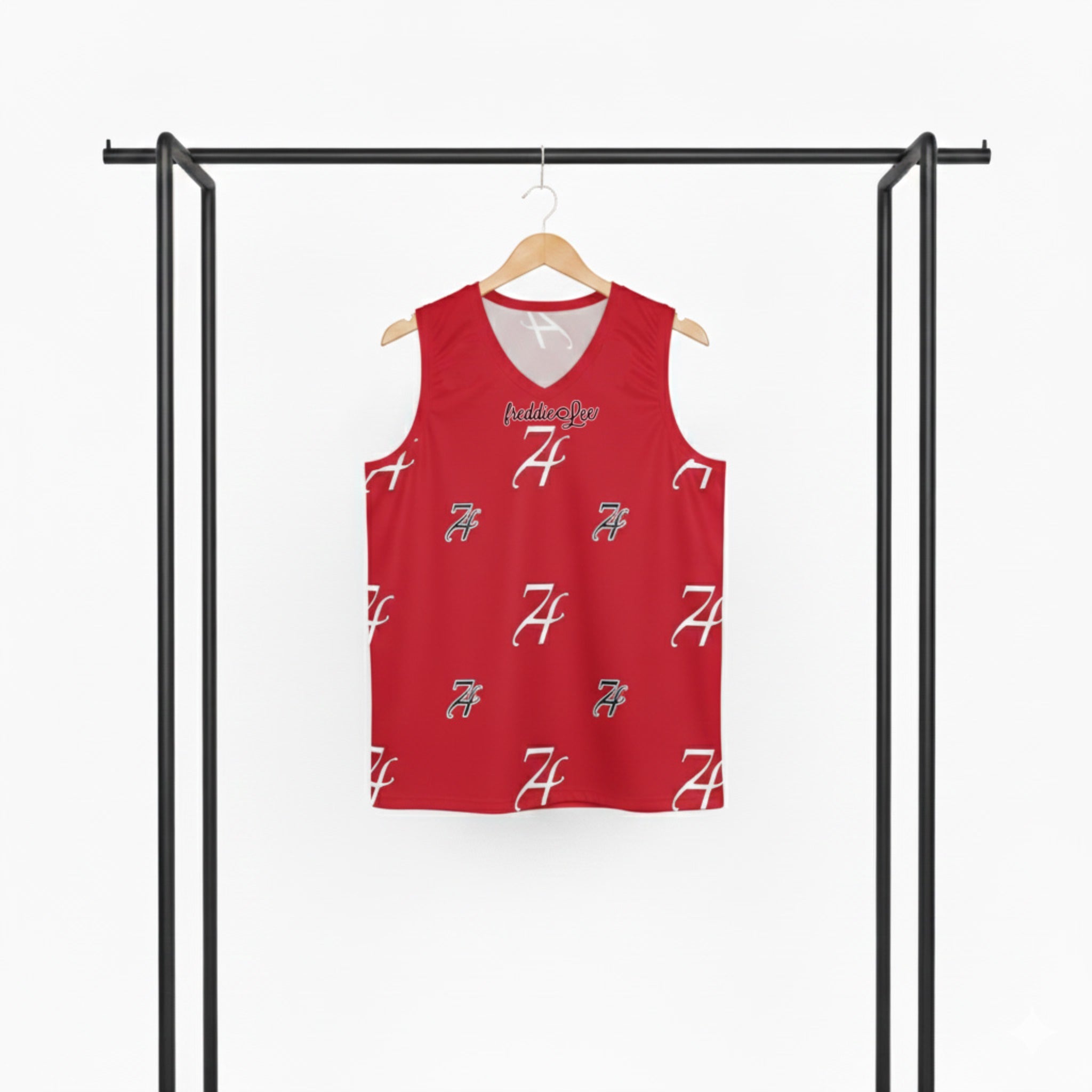 Signature Basketball Tank-Red