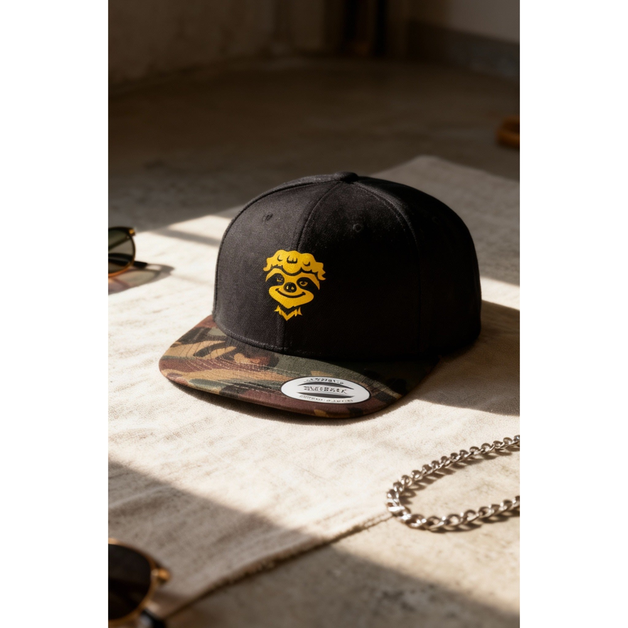 Woodland Snapback - Sloth Yellow Gold