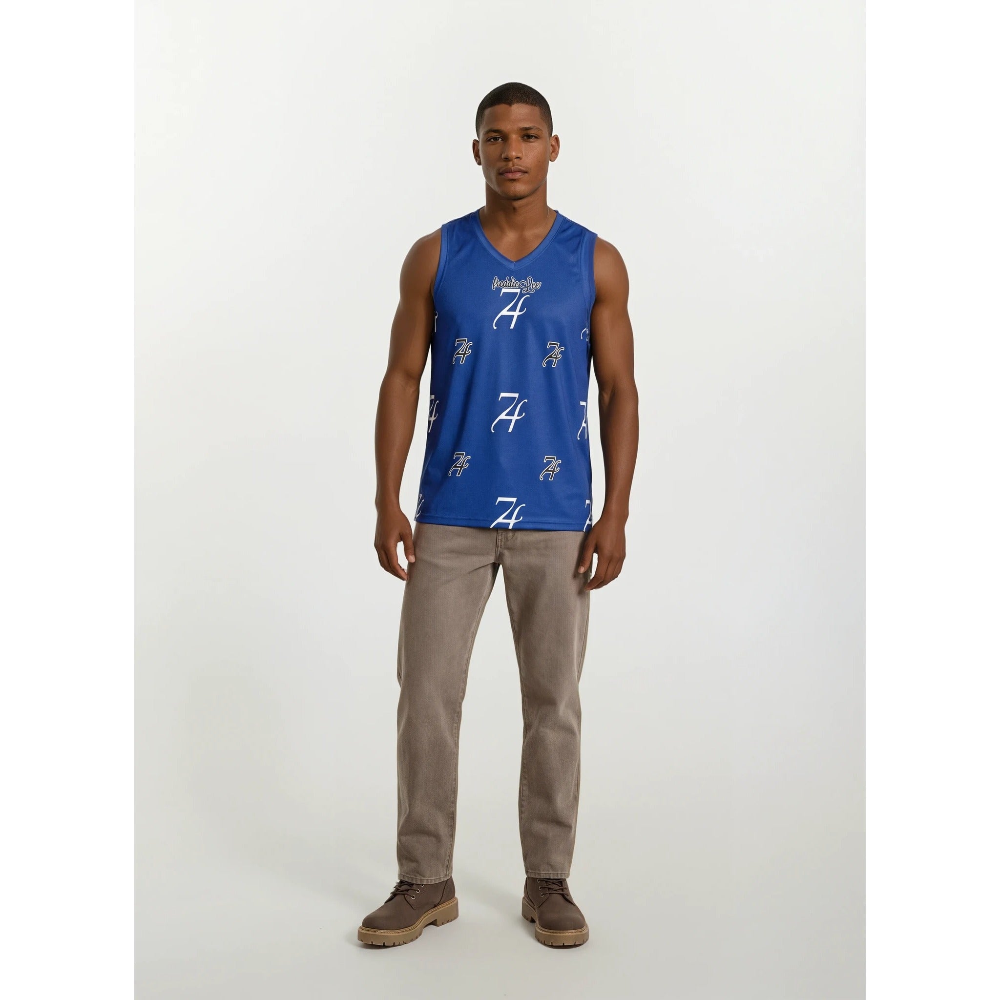 Signature Basketball Tank - Blue