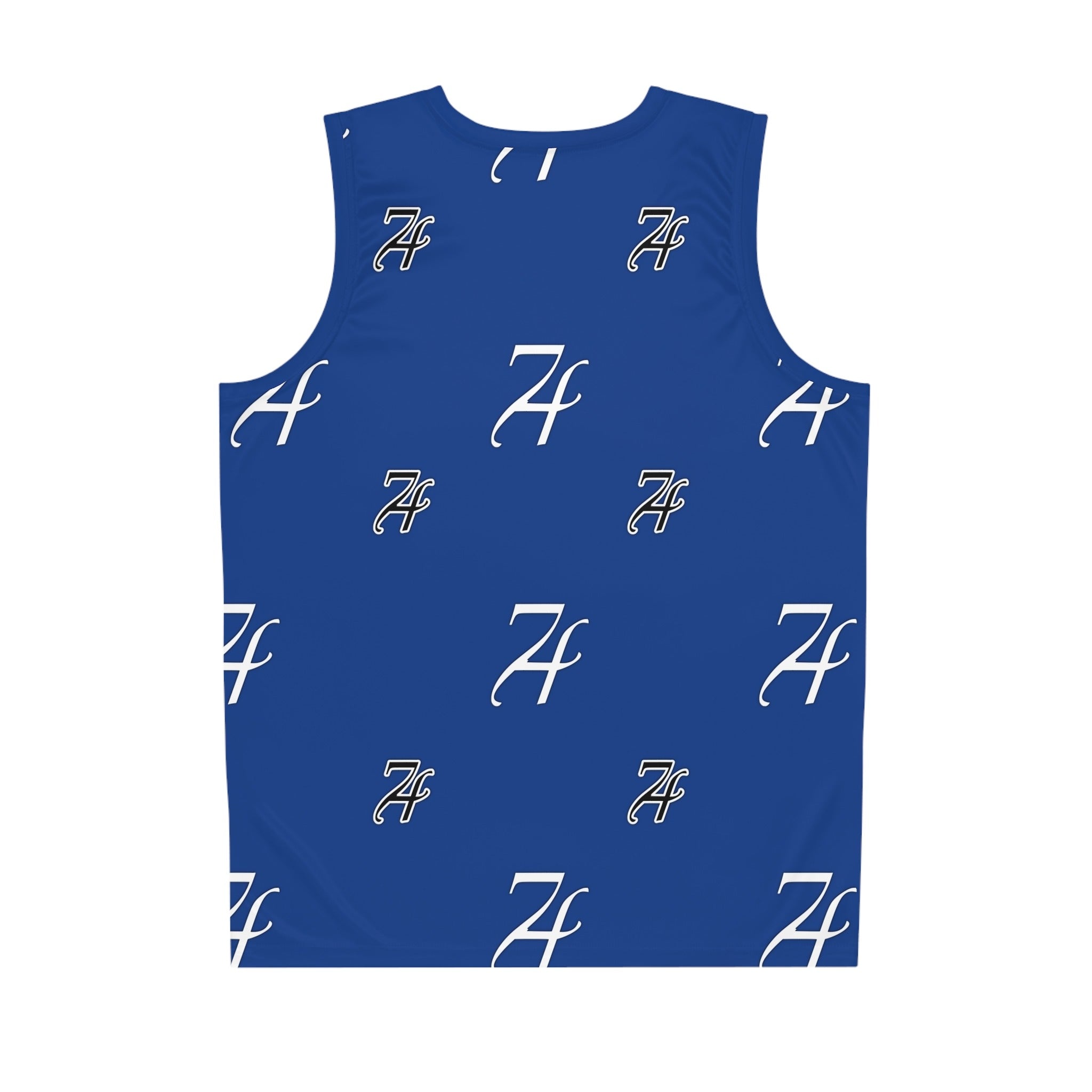 Signature Basketball Tank-Blue