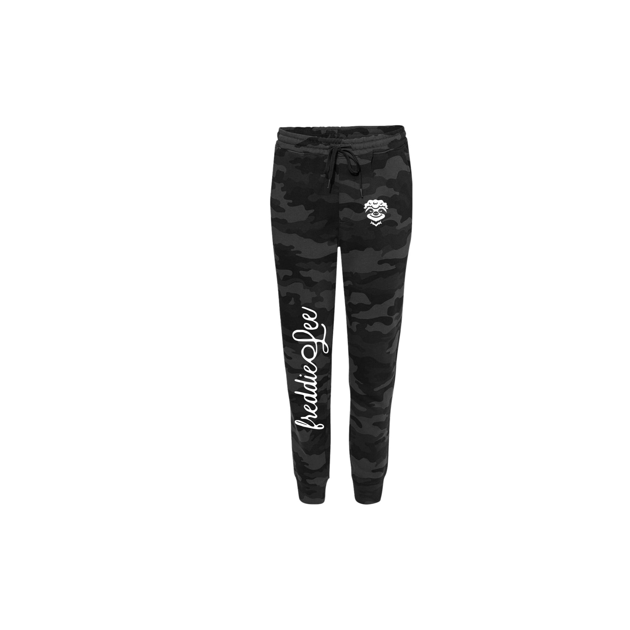 Woodland Blackout Joggers- Sloth White