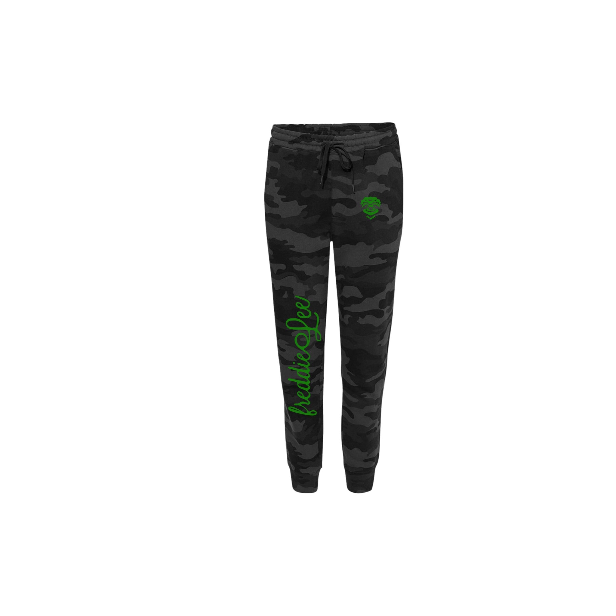Woodland Blackout Joggers- Sloth Green