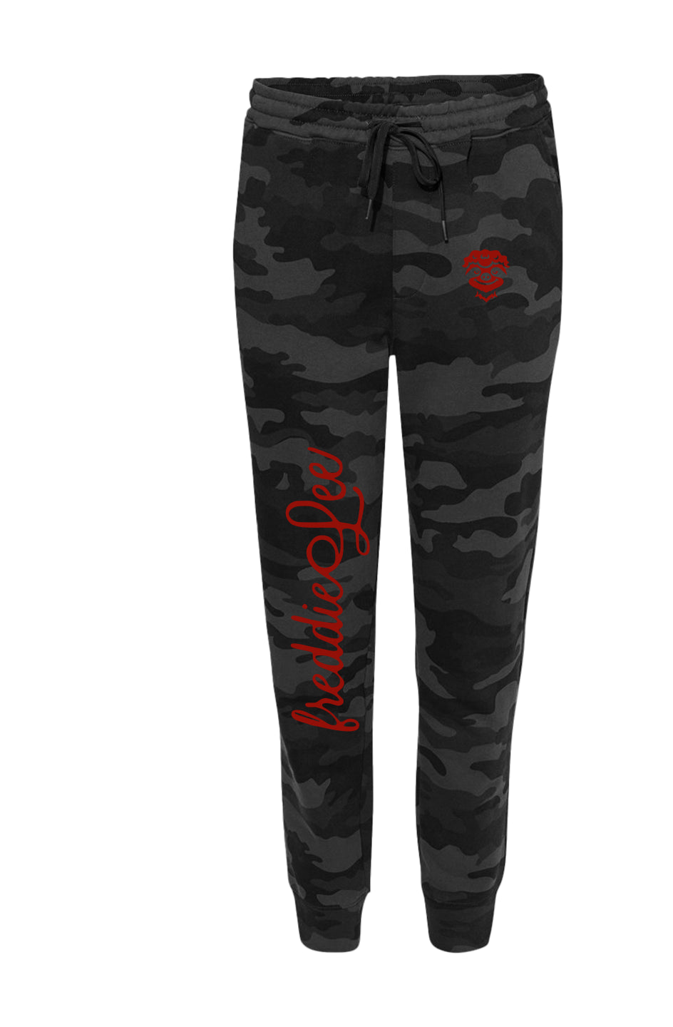 M/Camo Joggers-Sloth Red