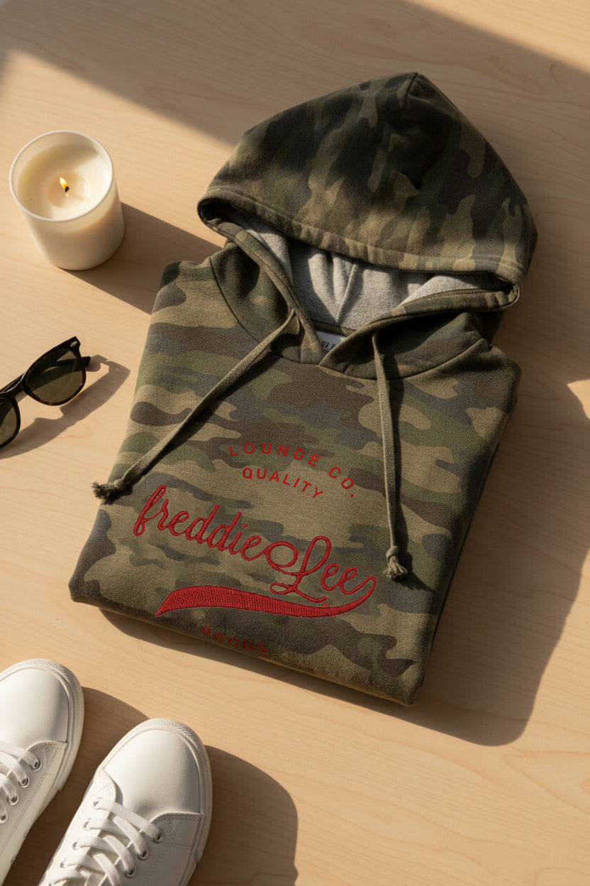 Woodland Lounge Co. Hoodie - Campari Spritz