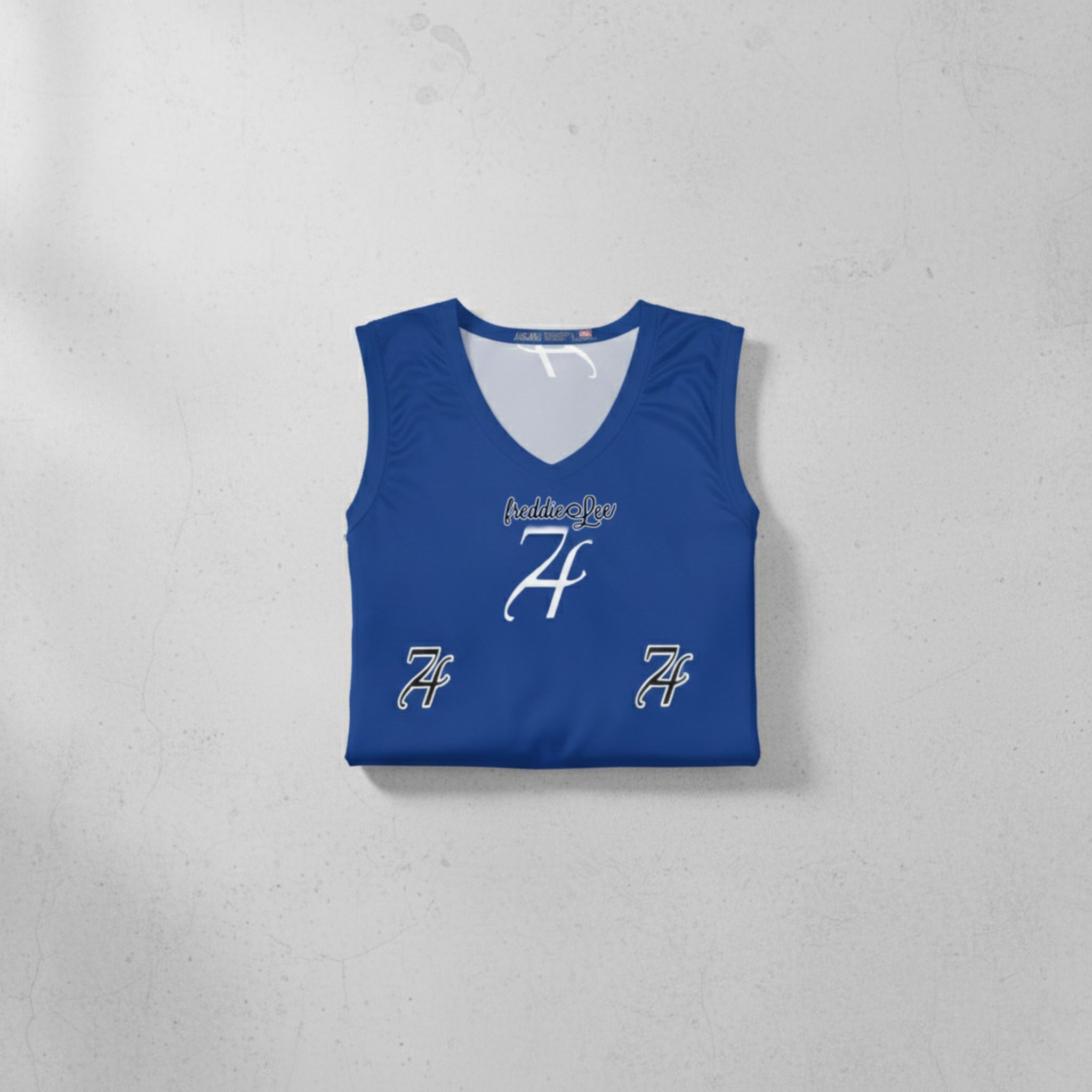 Signature Basketball Tank-Blue