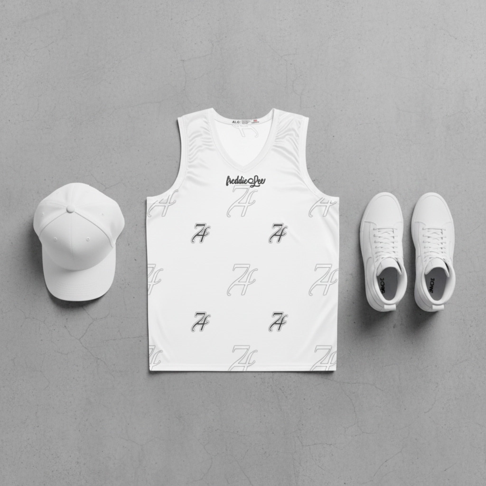 Signature Basketball Tank - White