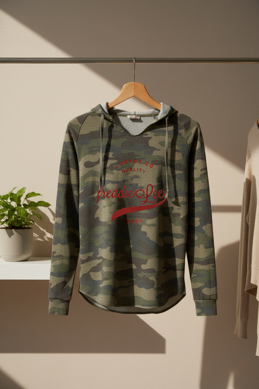 Woodland Lounge Co. Hoodie - Campari Spritz