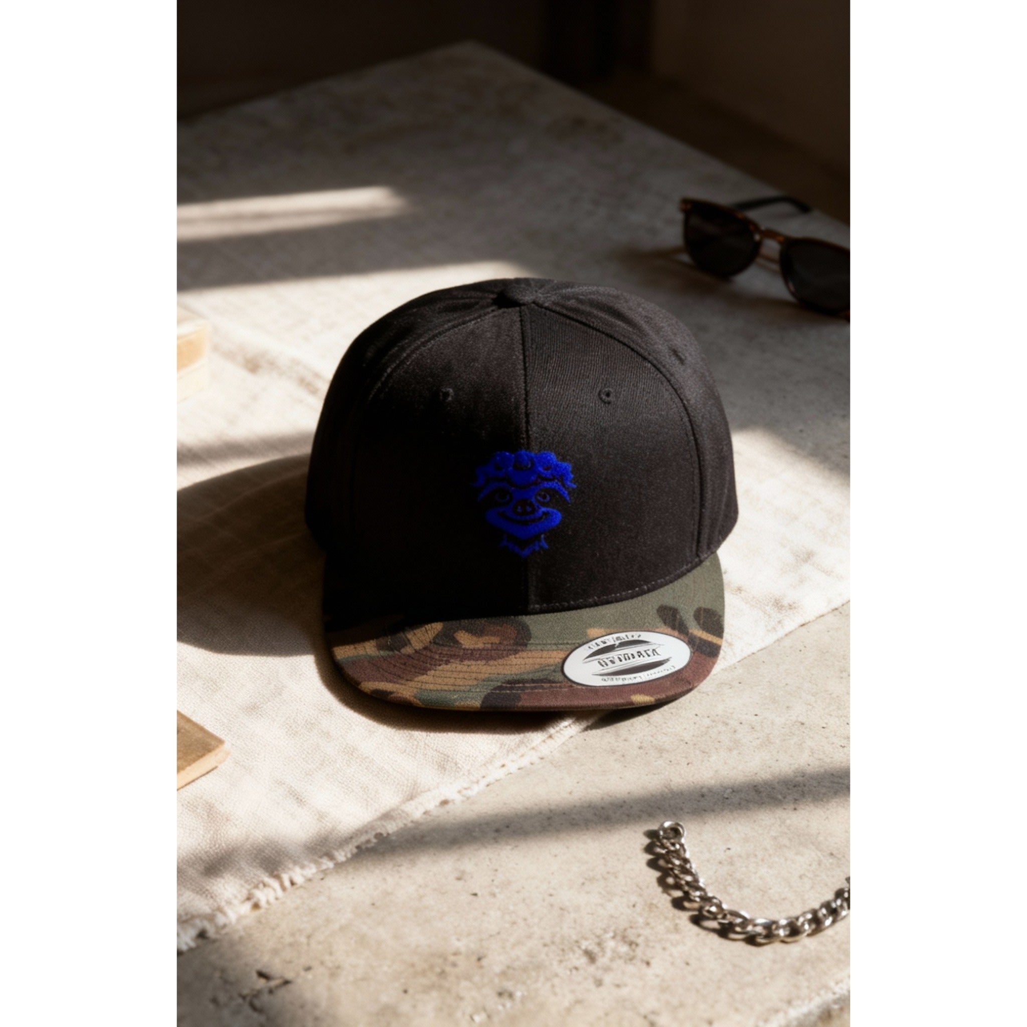 Woodland Snapback - Sloth Blue